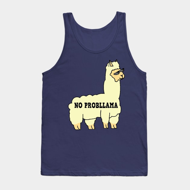 No Probllama Tank Top by Where's My Noods